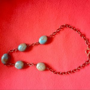 Turquoise and Copper Necklace